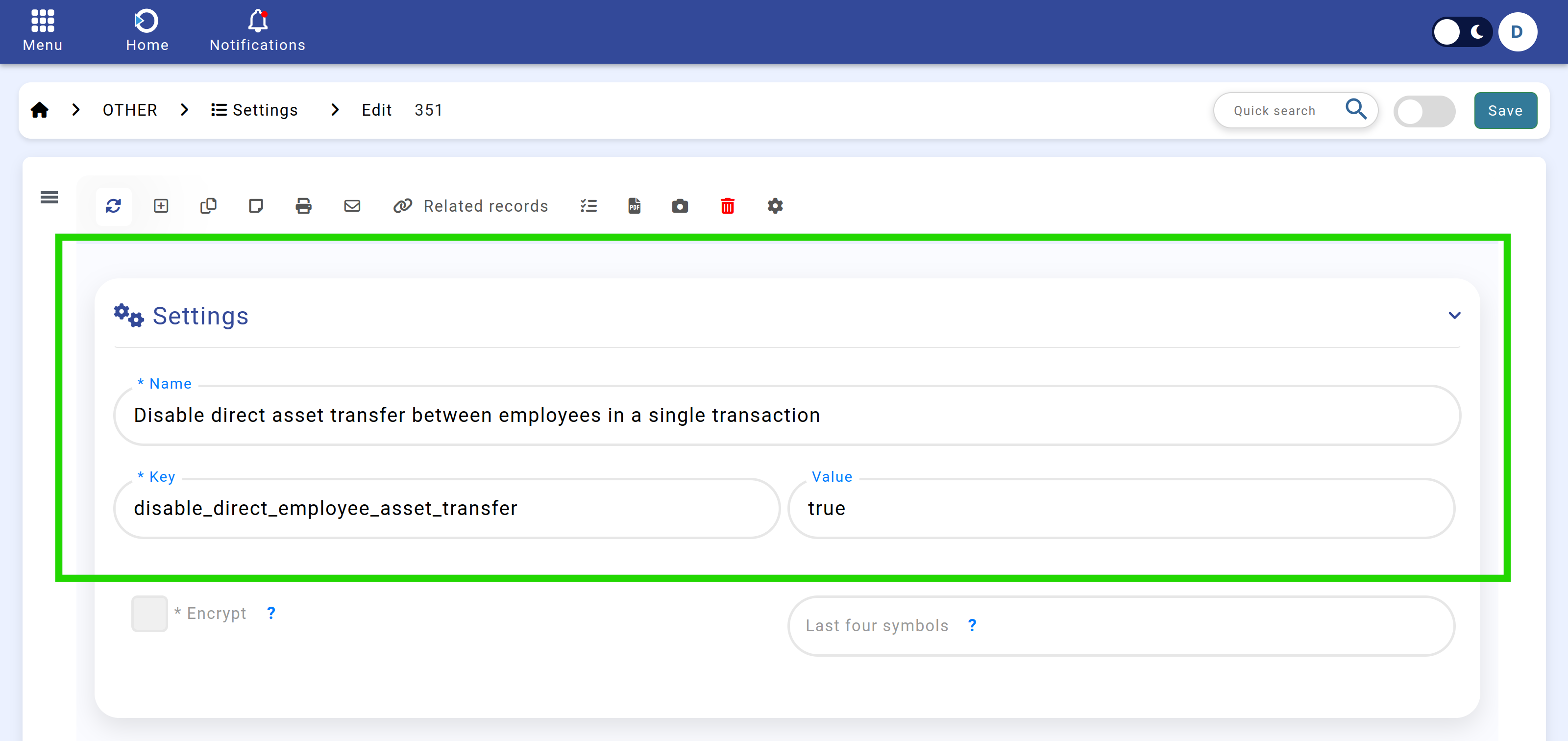 Access Employee Profile