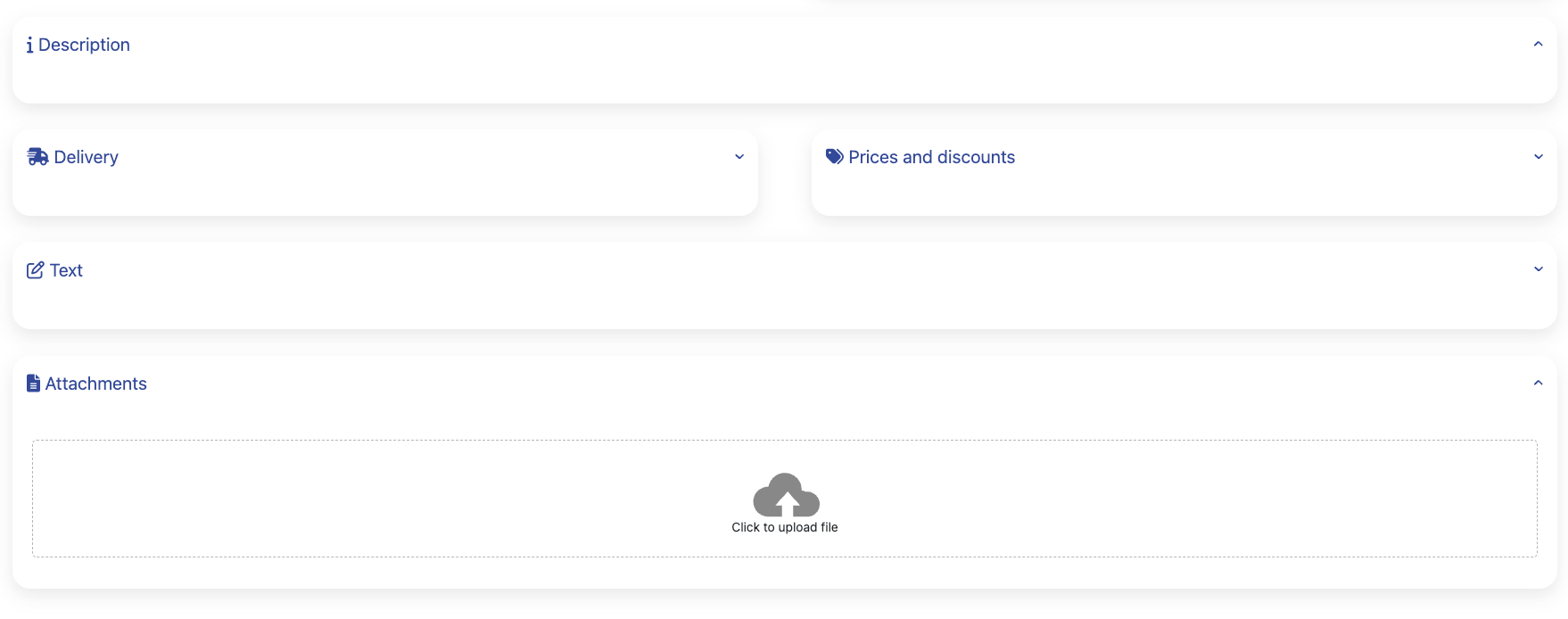 Offer Details Fields