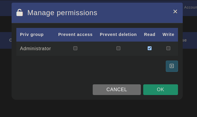 Change Permission